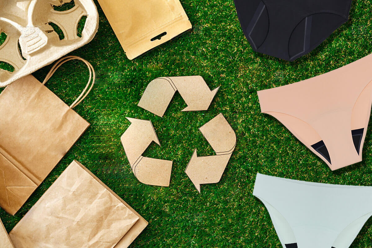 PFAS free period underwear manufacturer with certified non toxic production standards.