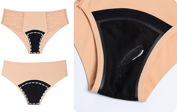 custom menstrual underwear