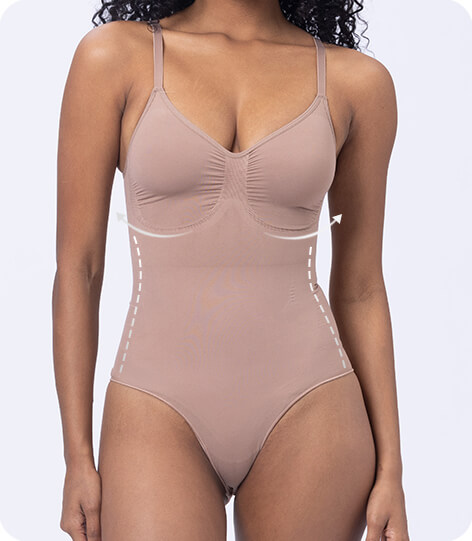 shapewear with snap crotch