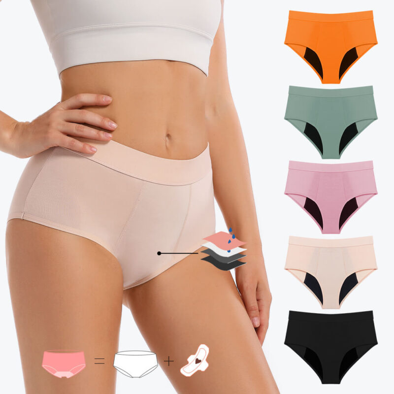 custom period underwear ly1393 (16) organic period panties