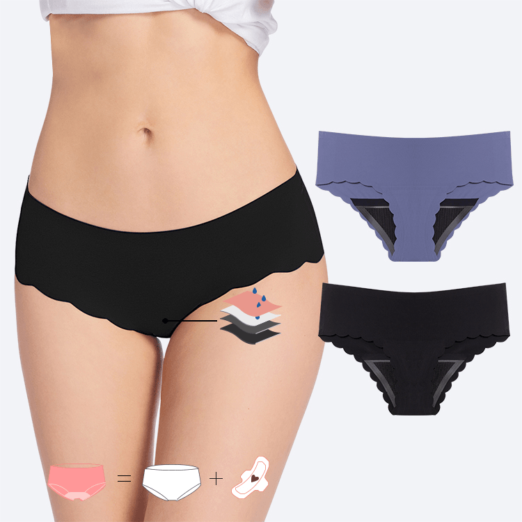 leak proof panties for women ly1229 (2) mid-waist period underwear