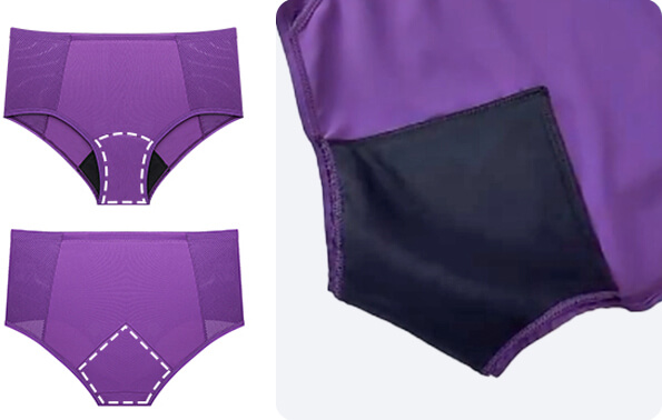 moderate flow period underwear