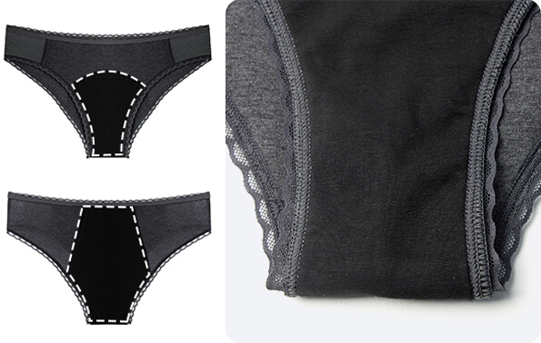 lace period panties