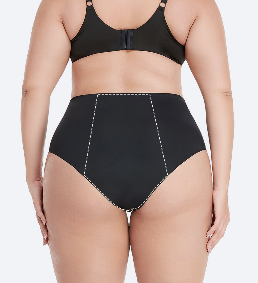 high waisted period panties