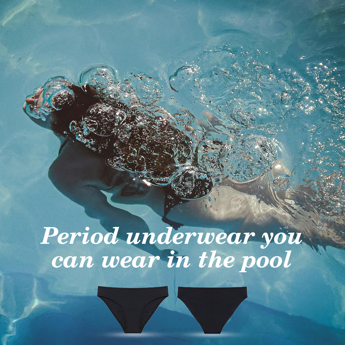 PFAS-free period swimwear