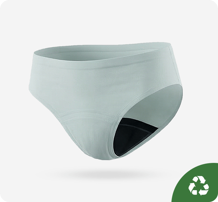 Recycled nylon sustainable incontinence underwear wholesale